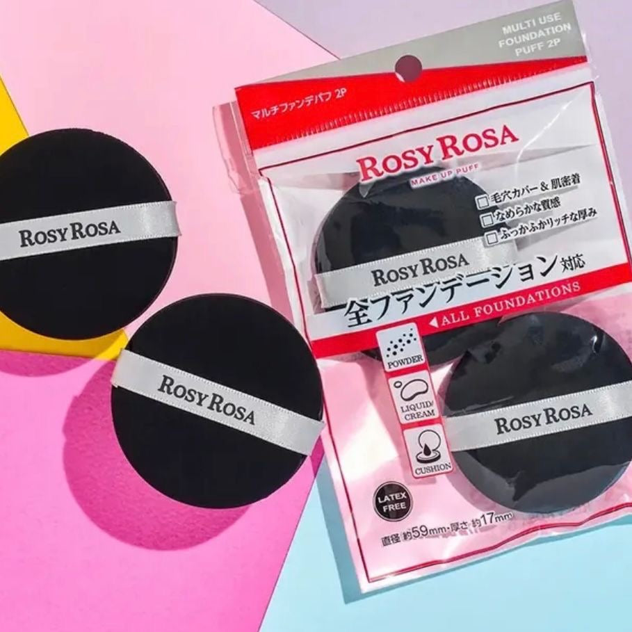 🇯🇵日本直送 Rosyrosa Multi Foundation Puff 2P 多用途粉撲
