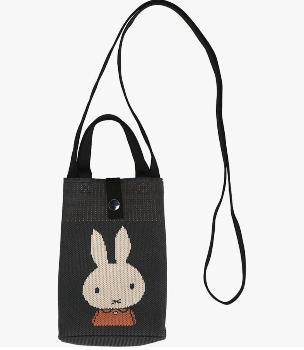 🇯🇵 Direct from Japan: Miffy Women's Knitted Crossbody Pouch / Phone Bag 📱✨