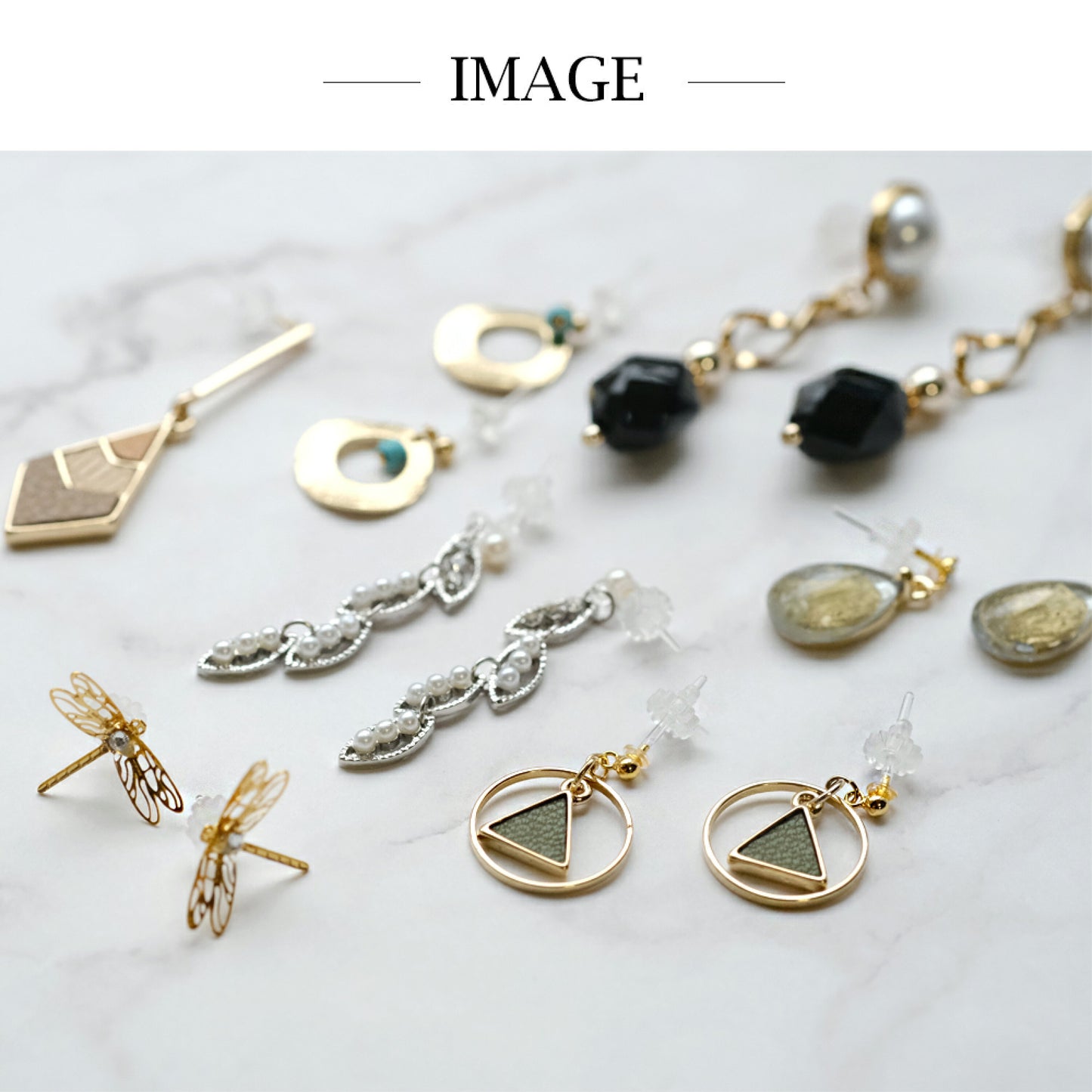 🇯🇵Direct from Japan 2026 Osewaya Hypoallergenic Resin Earrings Lucky Bag (10 pieces)