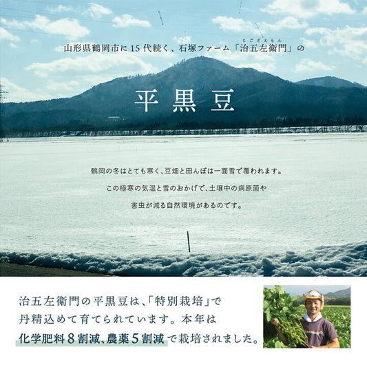 🇯🇵 日本直送 山形縣產「特別栽培」稀少平黑豆 200g 🖤✨(令和7年收穫・新豆入荷)
