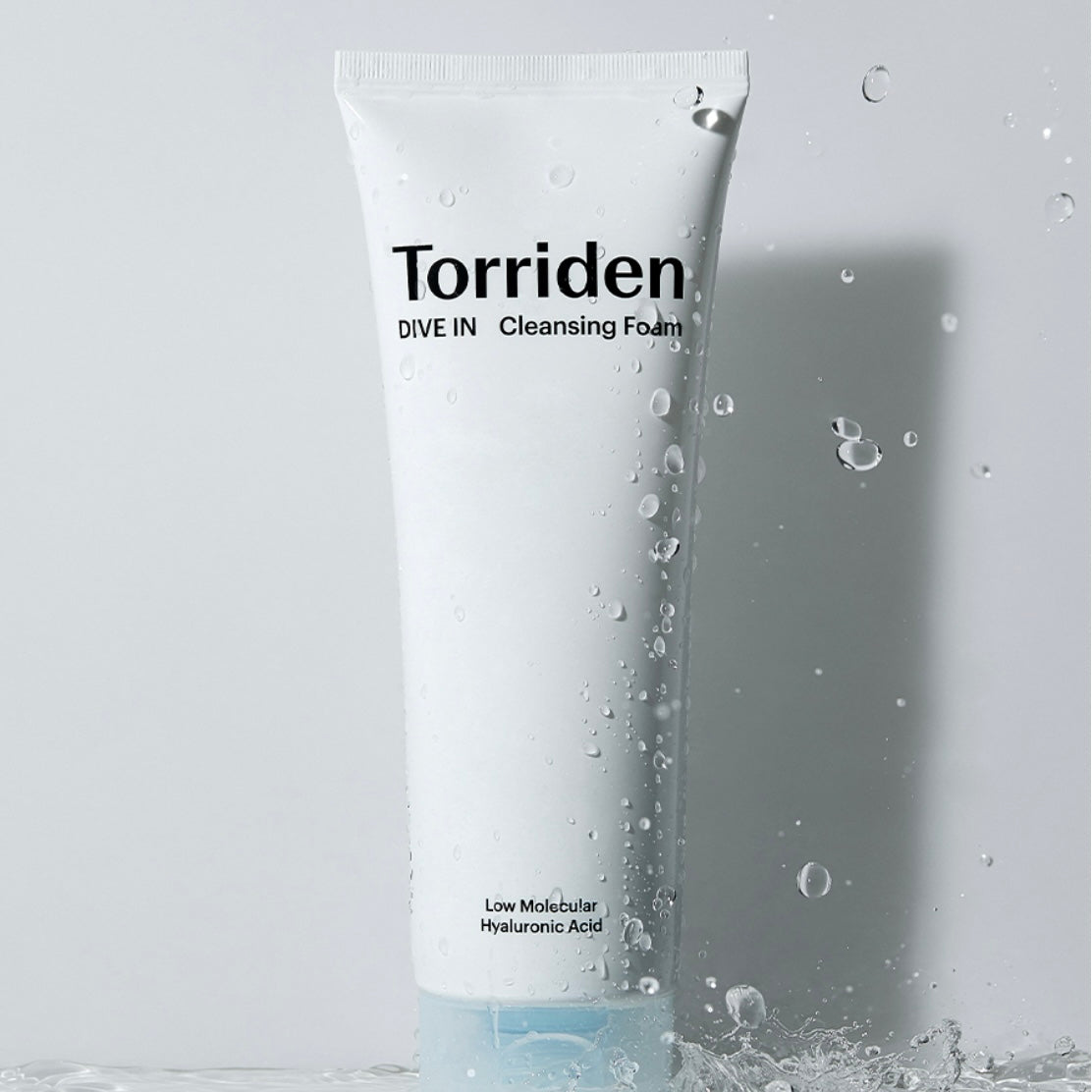 🇰🇷Torriden DIVE-IN Low molecular weight hyaluronic acid weak acid facial cleanser 150ml from Korea