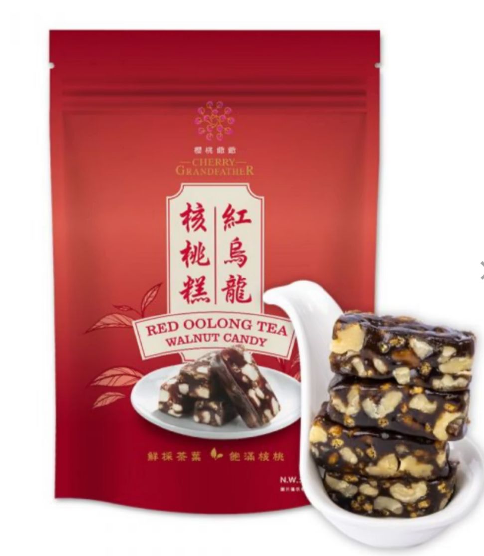 Taiwan Cherry Grandpa Red Oolong Walnut Cake 200g