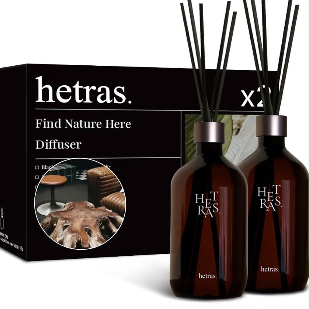 🇯🇵 Shipped from Japan: South Korea’s highly popular hetras. Large-capacity premium indoor fragrance diffusers (500ml × set of 2)