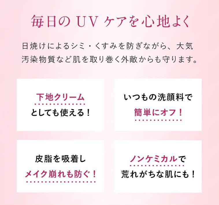 🇯🇵日本直送 Ampleur 物理防曬乳 Luxury White W Protect UV Tone-Up SPF50+PA++++ 30g