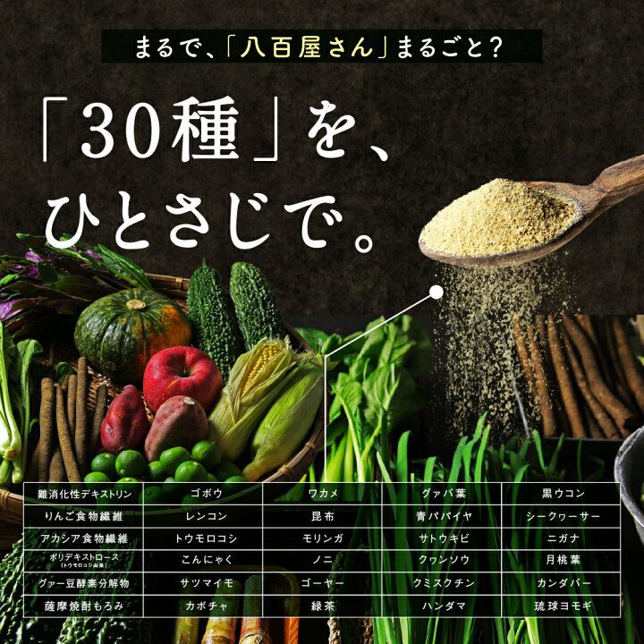 🇯🇵 日本直送 美粉屋 八百屋30種 食物纖維粉 180g 🥄