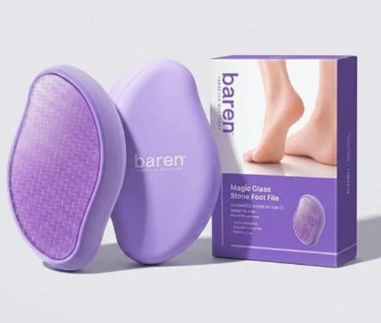 韓國 BAREN Magic Glass Stone Foot File 💜✨