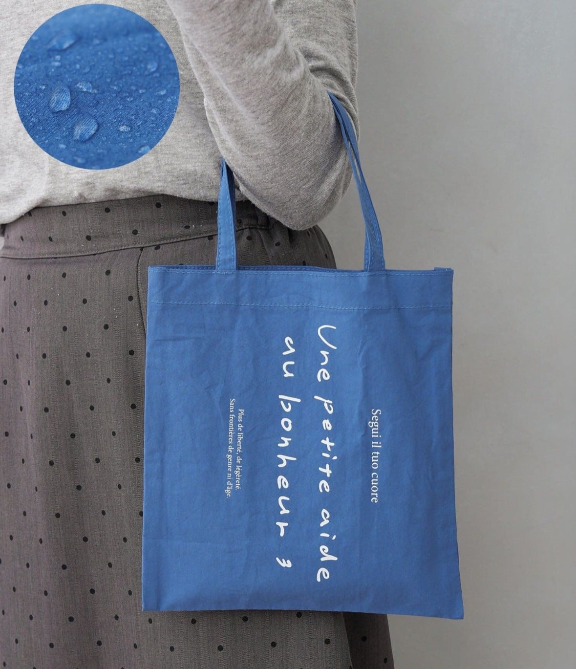 🇯🇵 Direct from Japan: 3COINS French Alphabet Water-Repellent Tote Bag 💧✨