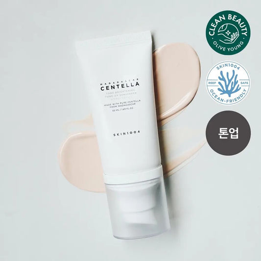 🇰🇷 韓國直送 SKIN1004 馬達加斯加積雪草 亮白提亮防曬霜 SPF50+ PA++++ ☀️✨ 50ml