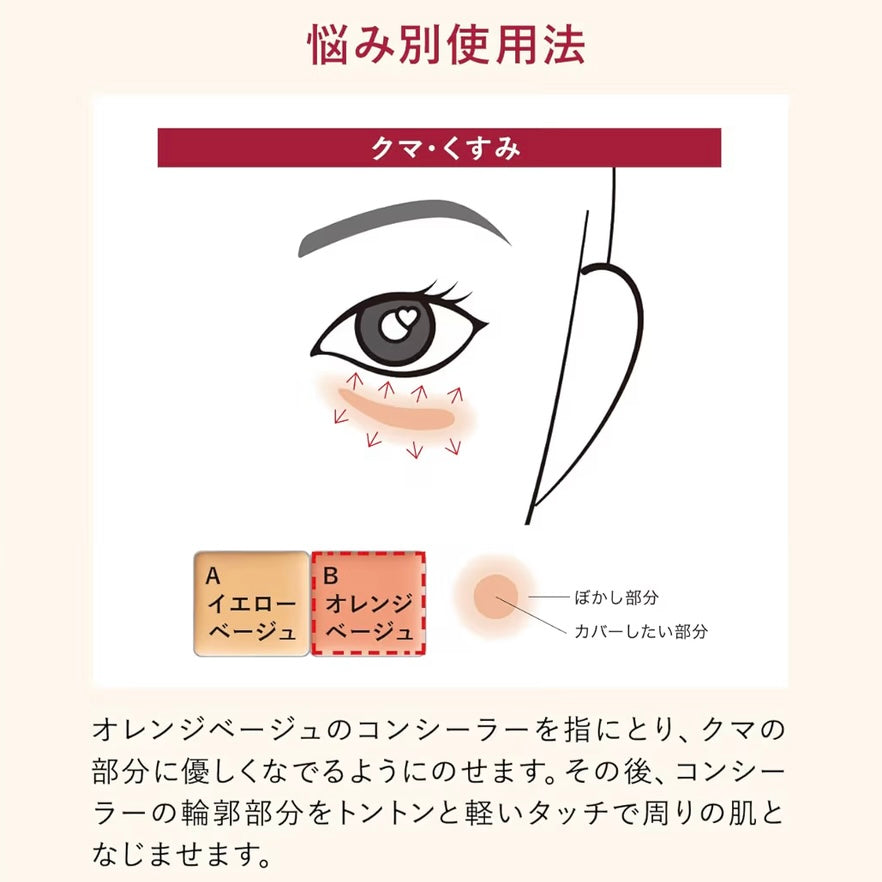🇯🇵Direct from Japan INTEGRATE Hydrating Luminous Two-Tone Concealer 4g