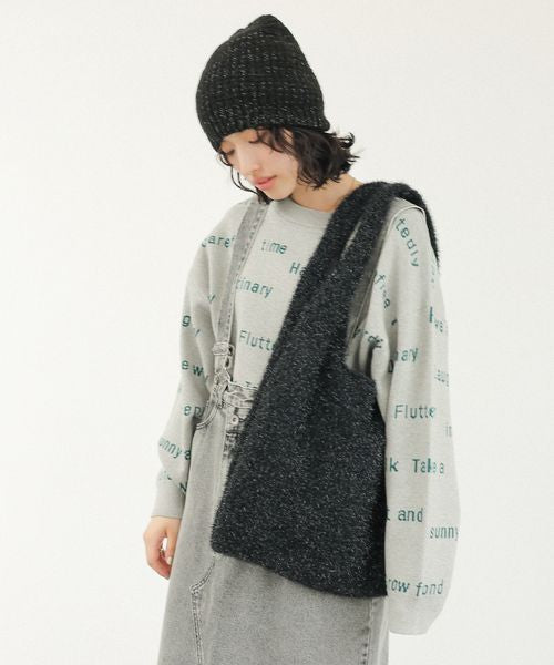 🇯🇵 日本直送 LEPSIM 亮澤 金蔥針織肩背袋 Shoulder Bag ✨