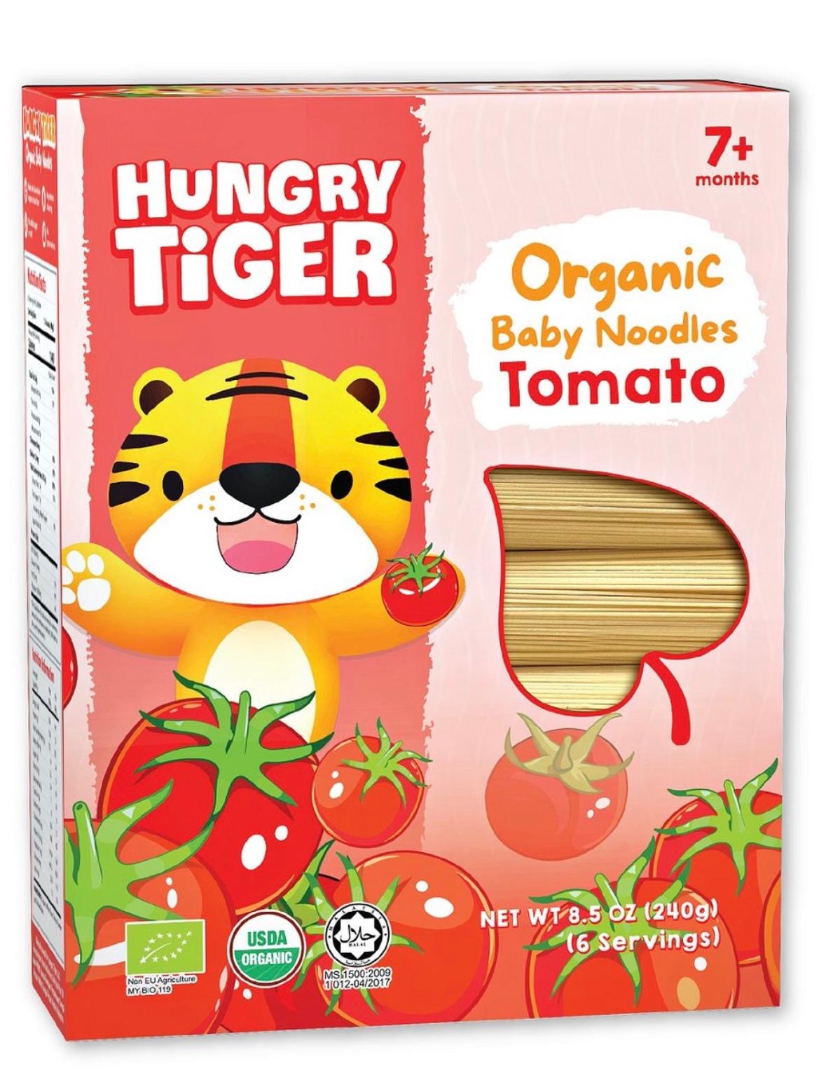 🇭🇰HUNGRY TIGER organic baby noodles 240g delivered directly from Hong Kong, three flavors