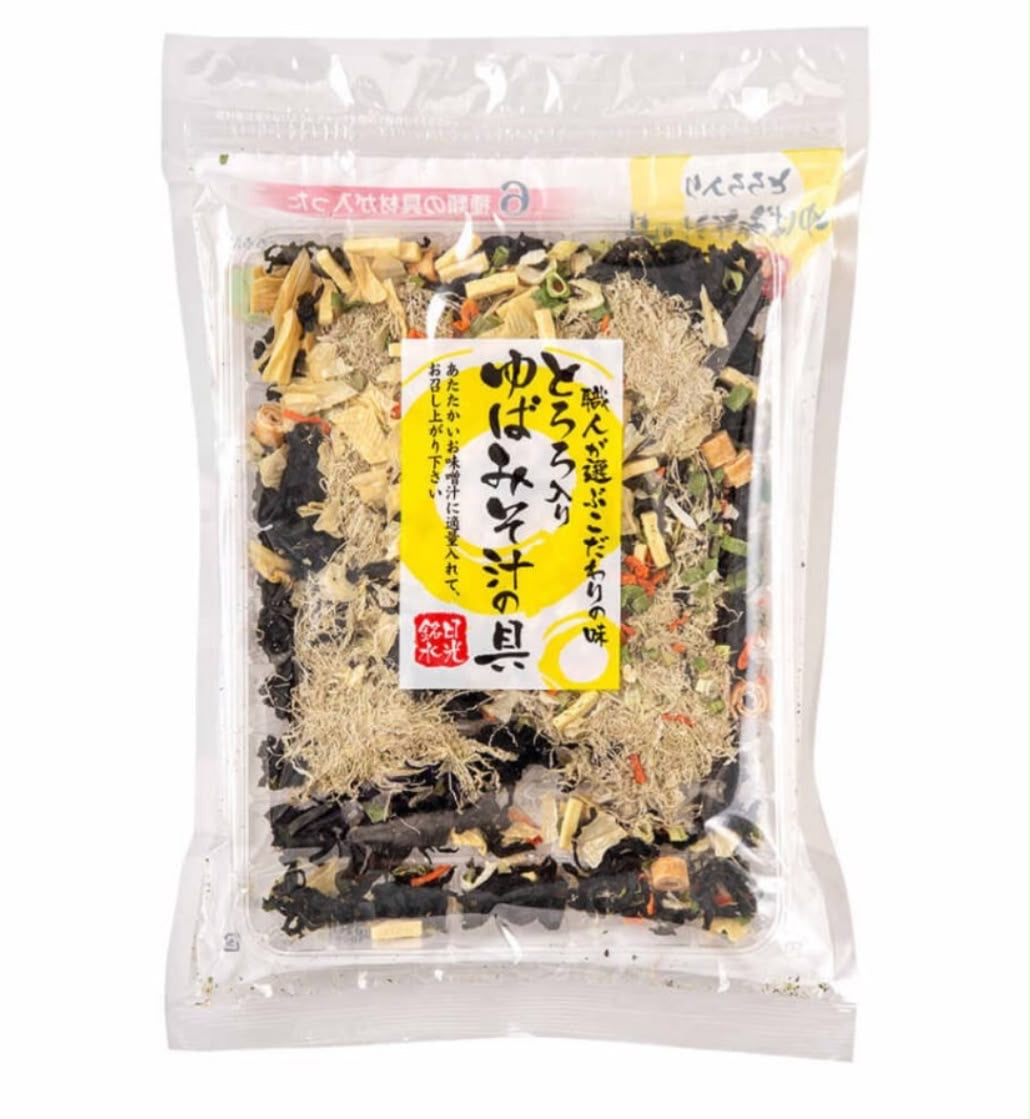 🇯🇵 日本直送 日光食品 職人嚴選 昆布絲湯葉(腐竹)味噌湯料包 🍲✨ 60g 