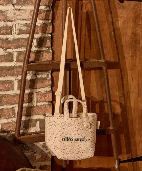 🇯🇵 日本直送 niko and ... 2026 最新秋冬2WAY 粒粒 紋單肩手提袋👜✨