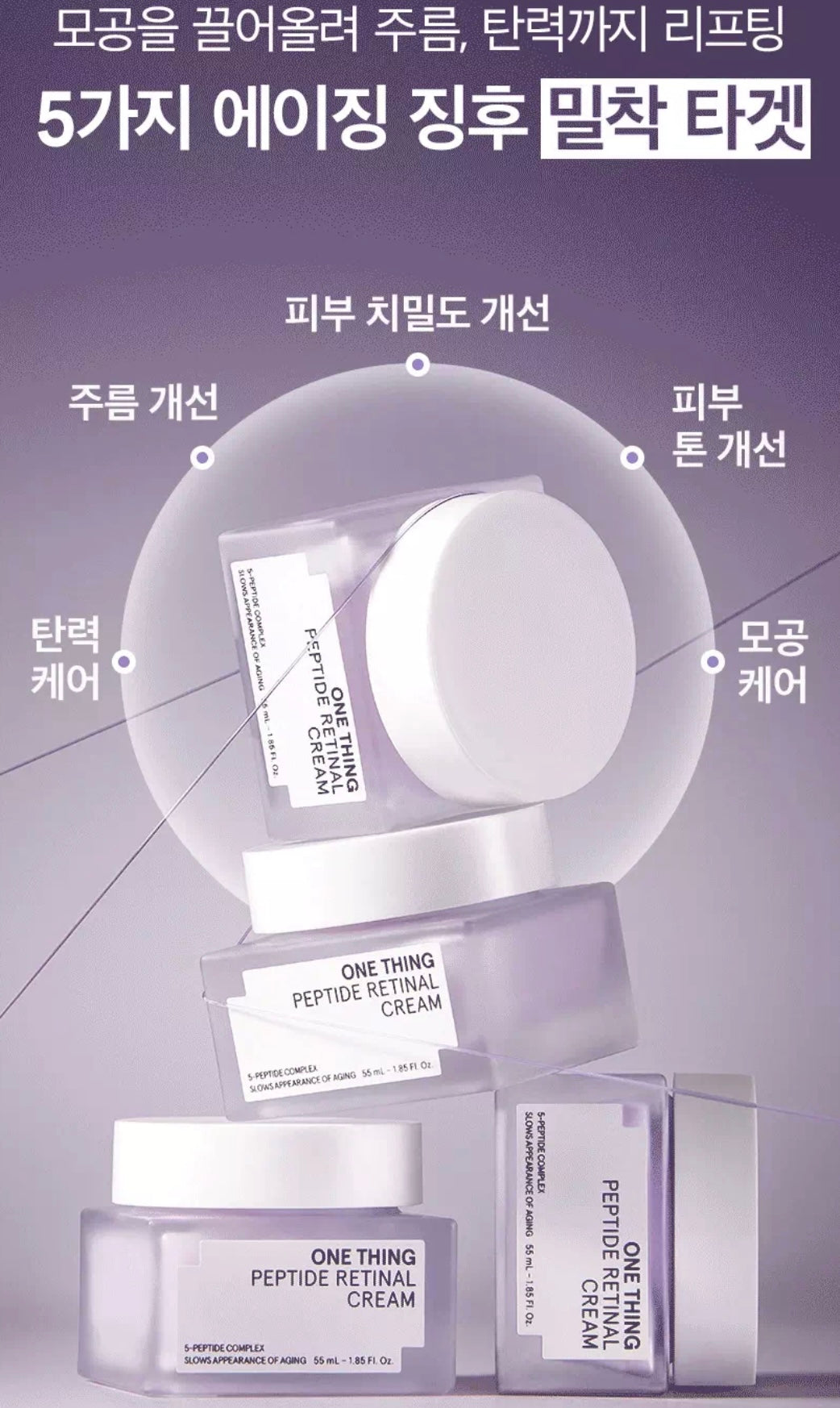 Direct from Korea 💕 One thing Peptide Retinal Cream 55ml