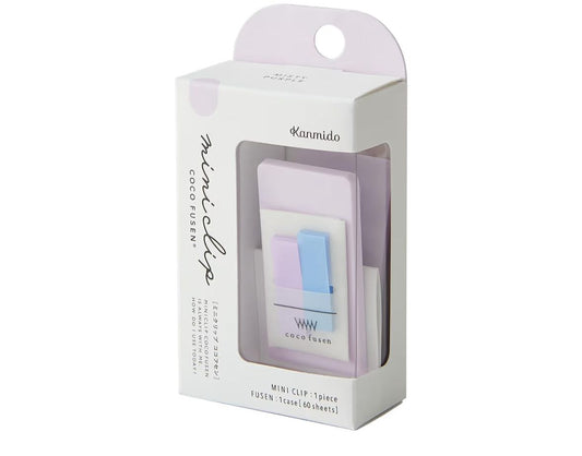 🇯🇵 日本直送 Kanmido Mini Clip Coco Fusen 隨身夾便利貼 📎✨ 2色 30枚 -8301