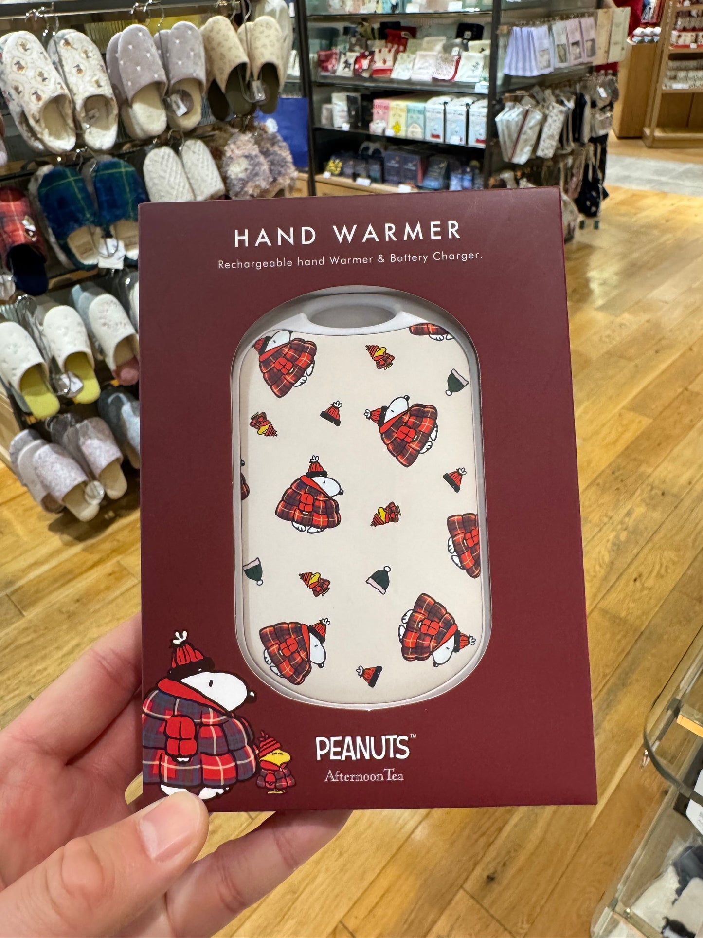 🇯🇵 日本直送.Afternoon Tea × PEANUTS 史努比 暖手寶 流動充電器🐾