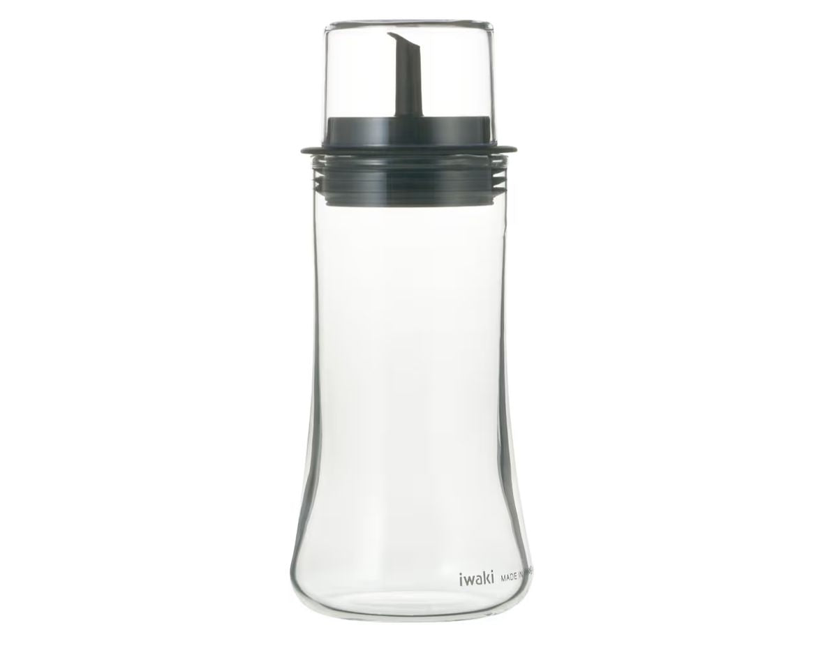 🇯🇵 Direct from Japan: iwaki Heat-Resistant Glass Leak-Proof Soy Sauce Dispenser 💧✨ 160ml