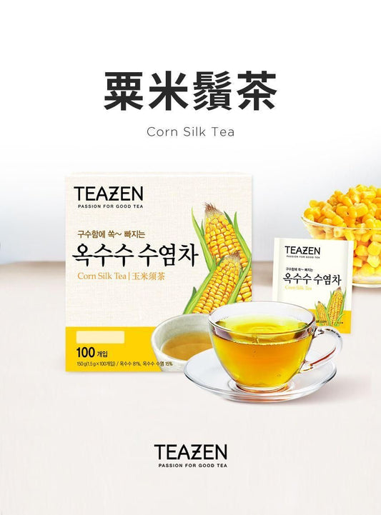 C3778 🇰🇷韓國直送 TEAZEN 粟米鬚茶100包家庭裝