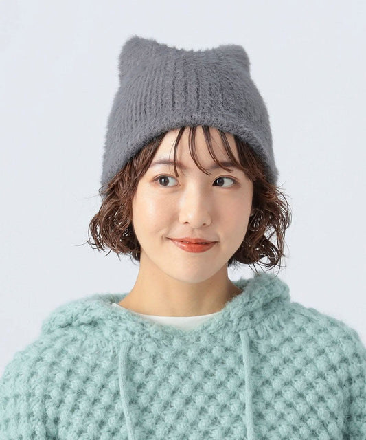 🇯🇵Beams Heart Cat Ear Shaggy Watch Cap shipped directly from Japan