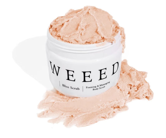 🇯🇵 Direct from Japan: WEED Bliss Scrub Medicated Body Scrub & Wash 🛁✨360g Lavender & Vanilla Scent