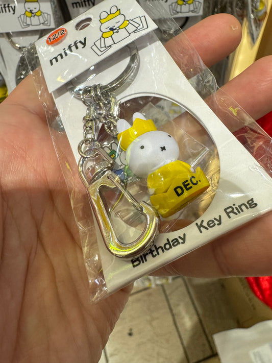 Miffy Birthday Keychain