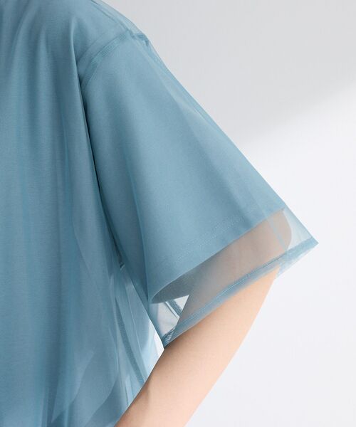 🇯🇵Green Parks Tulle Docking Balloon Half-Sleeve Pullover shipped directly from Japan