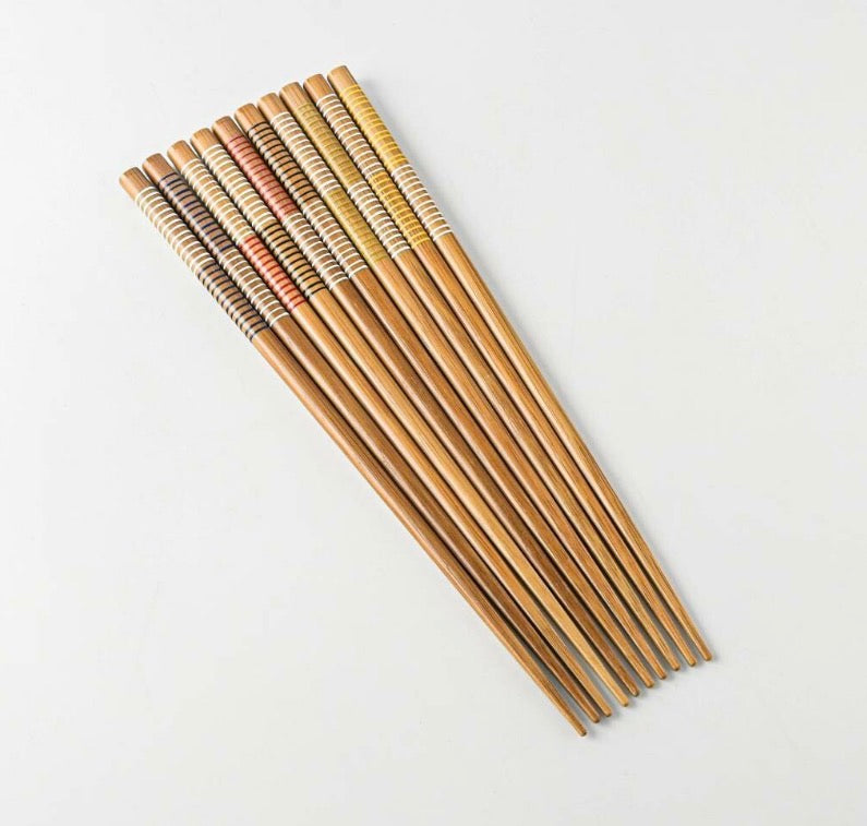 🇯🇵 日本直送 日本製 洗碗機適用 Kawai 抗菌防滑竹筷子 (5對入) 🥢✨