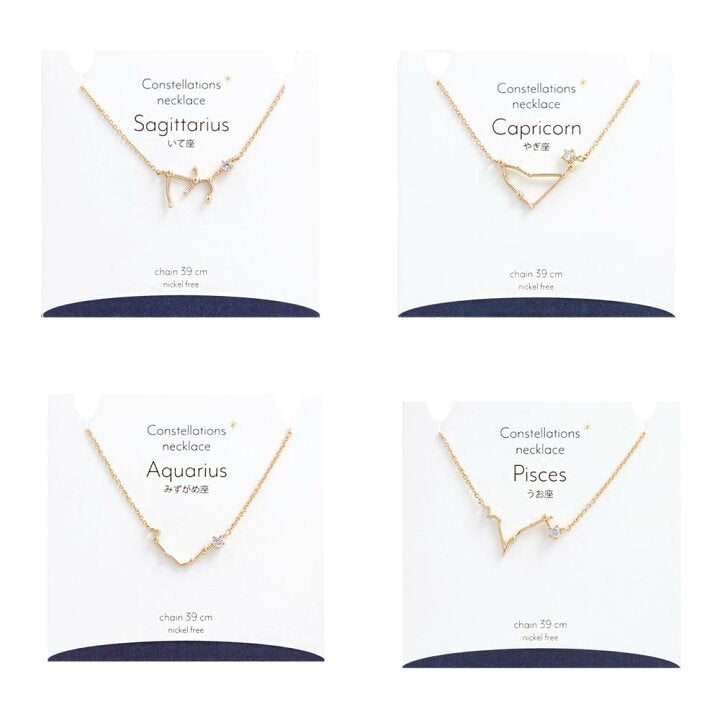 🇯🇵 日本直送 日本製 OSEWAYA 12 星座 鋯石 迷你項鍊
