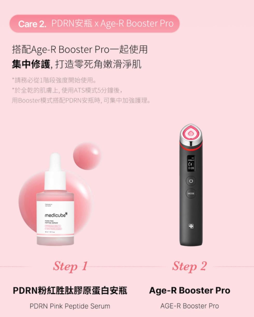 韓國 Medicube 最新系列PDRN 粉紅胜肽膠原蛋白安瓶 30ml