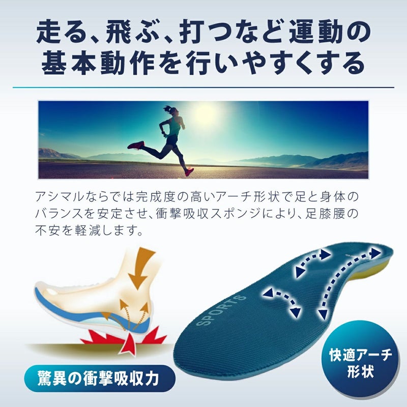 🇯🇵 日本直送 Ashimaru 專業人體工學足弓支撐減震 Full Insole 鞋墊系列 👟🦶