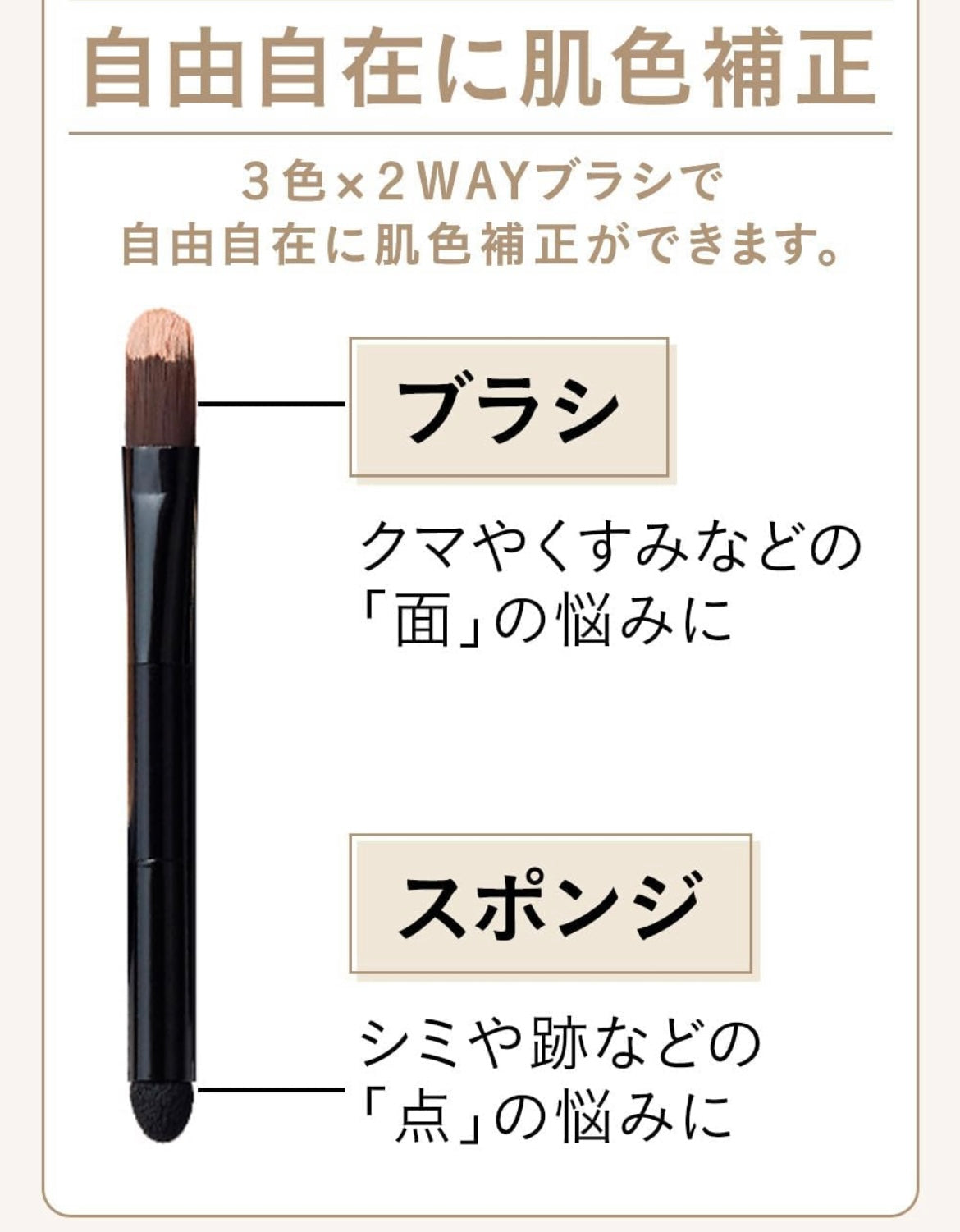 🇯🇵Etvos mineral three-color concealer palette shipped directly from Japan