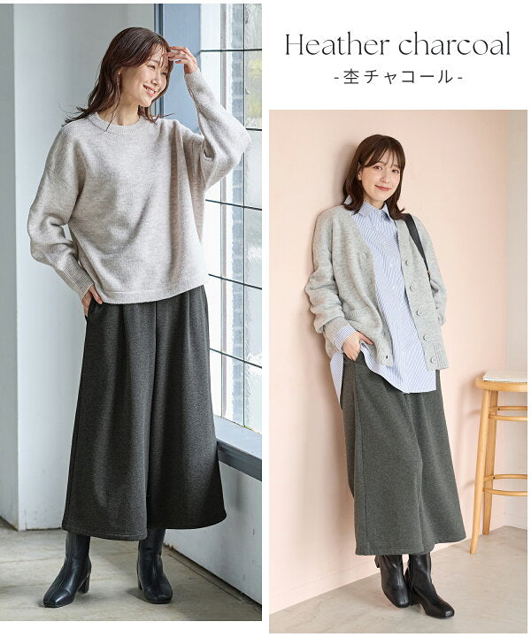 🇯🇵 日本直送 Honeys ハニーズ 保暖加厚寬褲（6色｜S–3L） ❄️👖