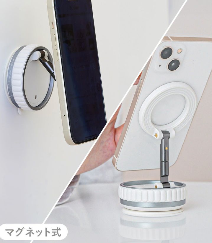 🇯🇵 日本直送 3COINS 真空吸着磁力手機支架 📱🧲