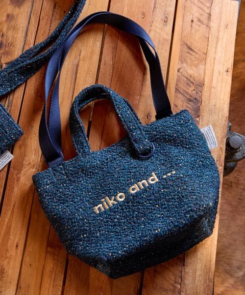 🇯🇵 日本直送 niko and ... 2026 最新秋冬2WAY 粒粒 紋單肩手提袋👜✨