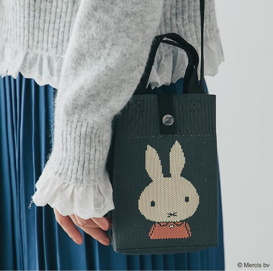 🇯🇵 日本直送 Miffy 女裝針織側揹小包 / 手機袋 📱✨
