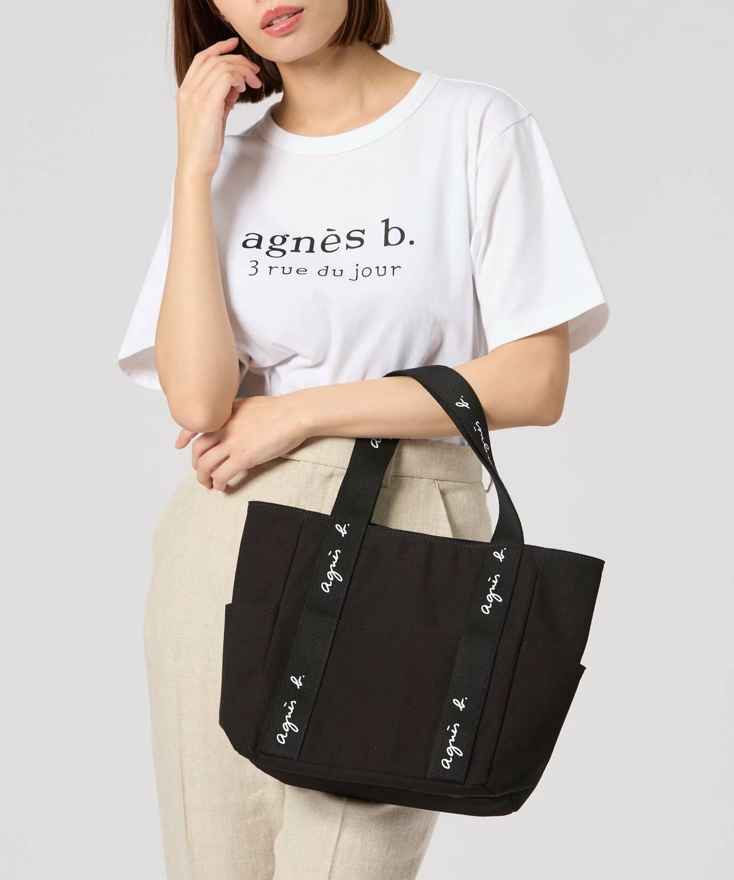 🇯🇵Agnesb canvas bag (S) shipped directly from Japan