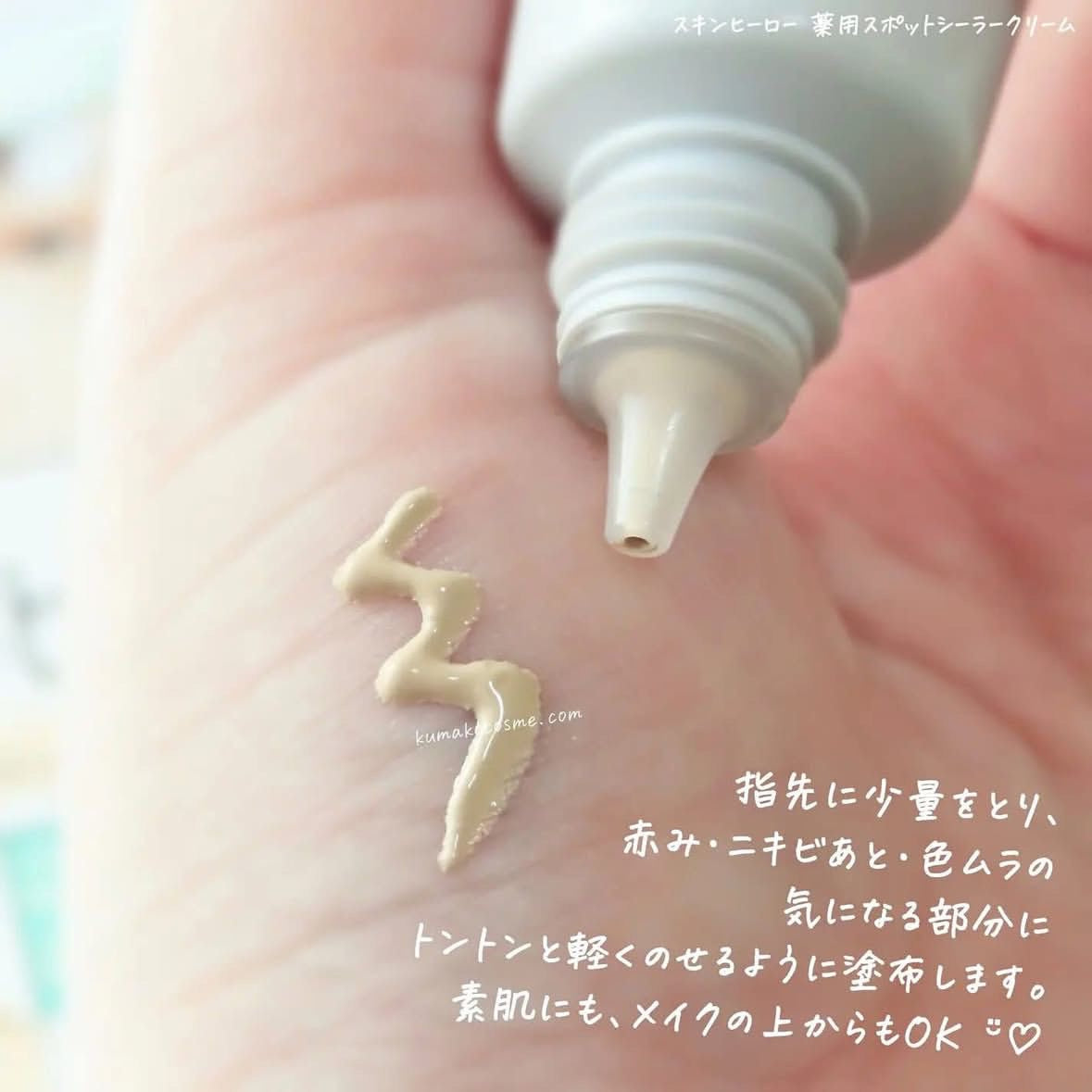 🇯🇵日本直送 2025年最新 SNS 熱門 Skin Hero 藥用祛斑遮瑕霜 10g