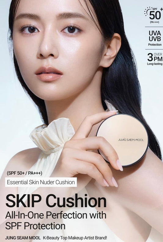 韓國 Jung Saem Mool Essential Skin Nuder Cushion 持久遮瑕輕透氣墊粉底 (啞光版）
