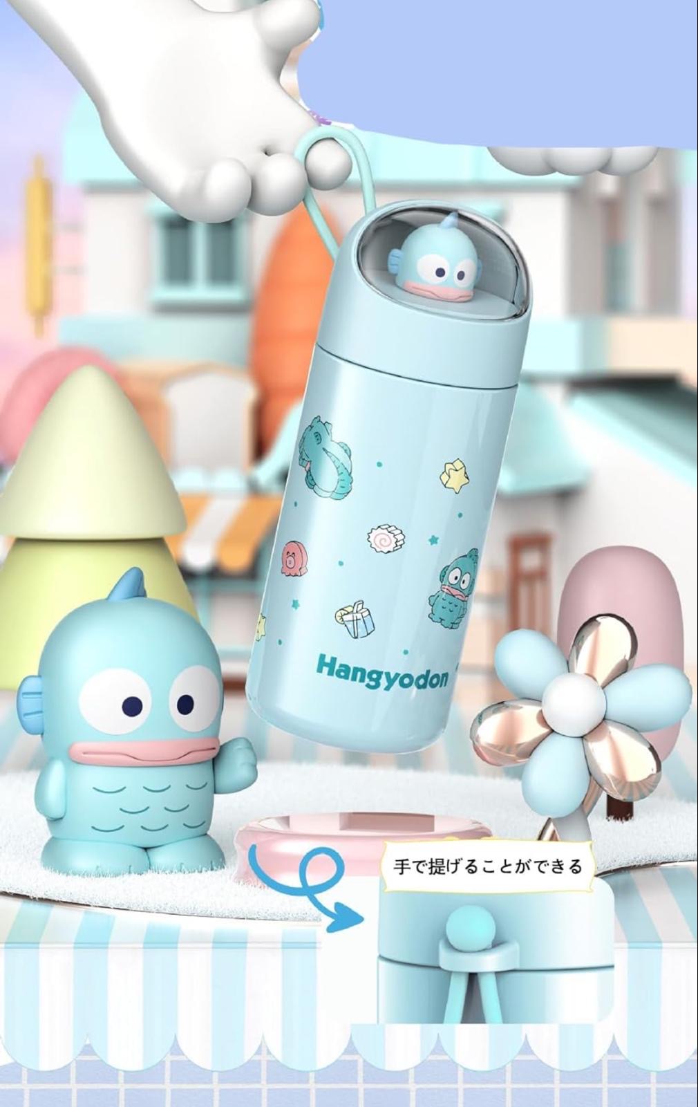 🇯🇵 Sanrio water monster and Kuromi water bottle 350ml shipped directly from Japan