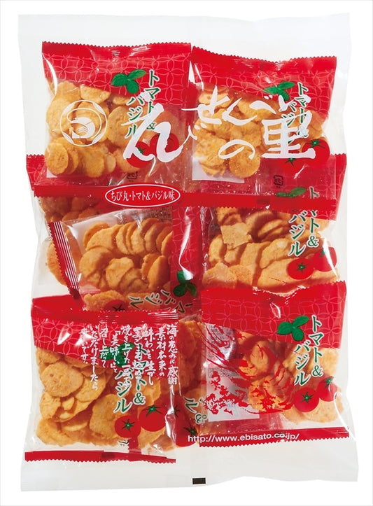 🇯🇵 日本直送 えびせんの里 蕃茄羅勒風味迷你蝦餅 185g 🍅🌿