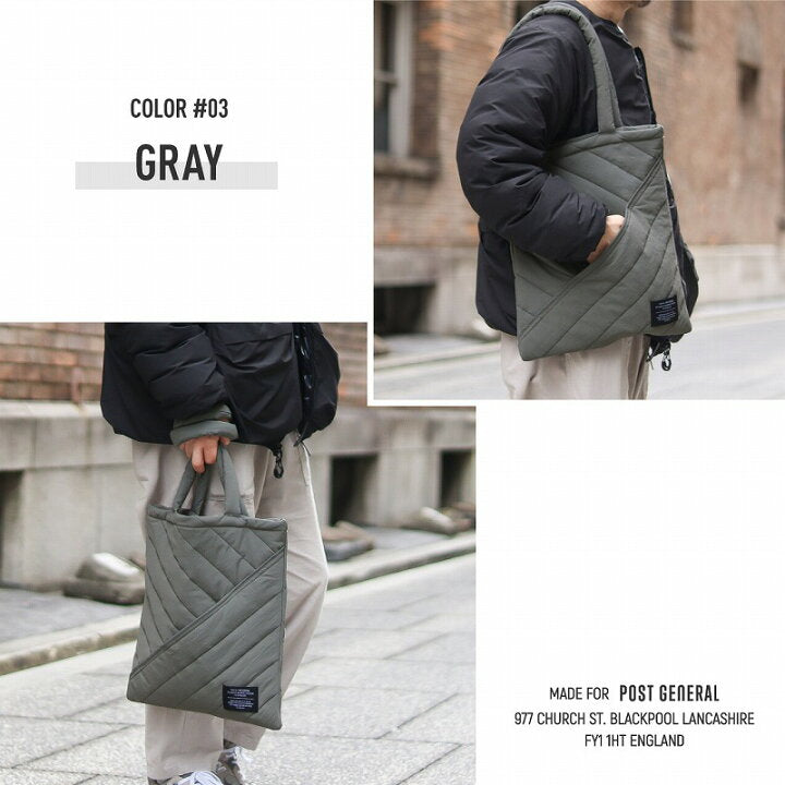 🇯🇵 日本直送 人氣品牌 POST GENERAL Quilted Standard Tote 輕量鋪棉托特袋 👜✨