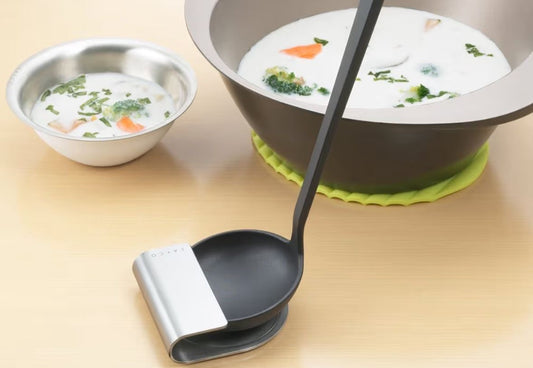 🇯🇵 日本直送 ヨシカワ EAトCO Oki 不鏽鋼湯勺座 🍲✨ 165g