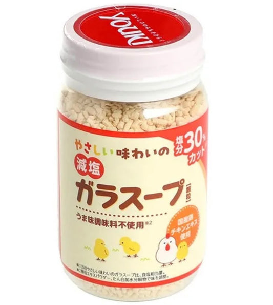 🇯🇵 Directly Imported from Japan: YOUKI Mild Reduced-Sodium Chicken Bouillon Powder 120g