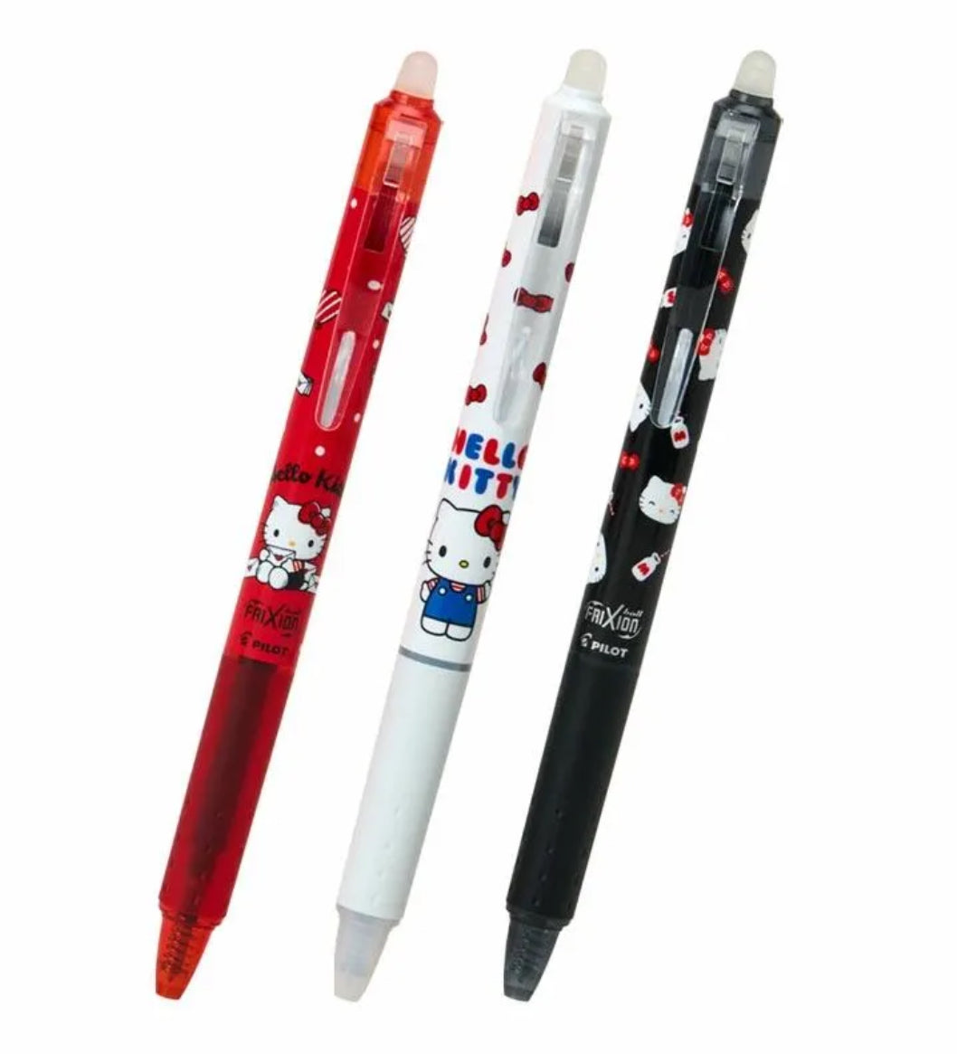 🇯🇵 日本直送 日本製 Sanrio Pilot Friction 原子筆 3本套裝