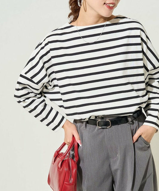 🇯🇵 Japan Direct Import FREAK'S STORE Basque Straight-Sleeve T-Shirt [25AW Limited Edition] 👚