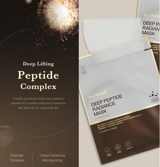 Korean Medicube DEEP Firming Peptide Mask (10 pieces)