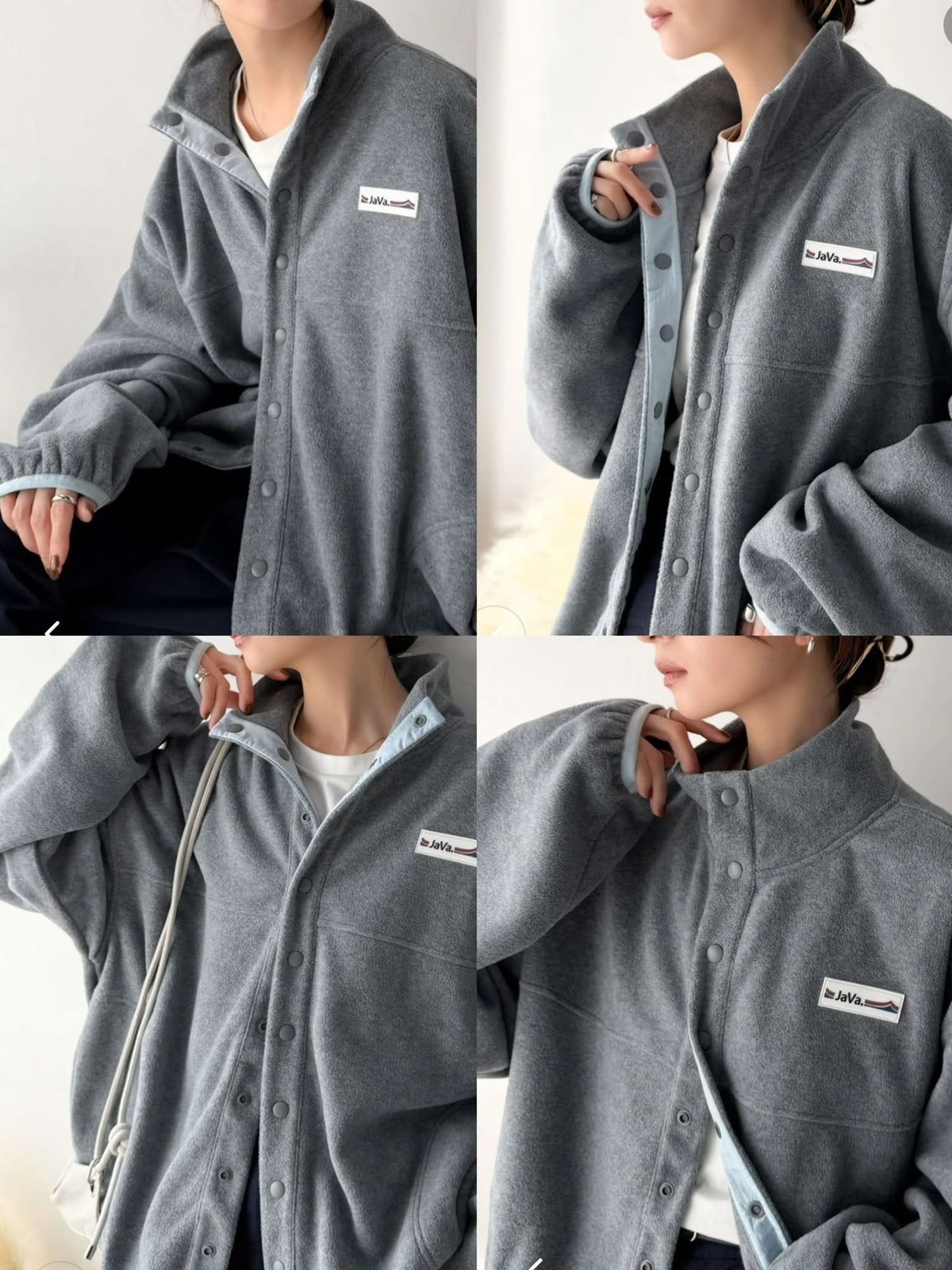 🇯🇵 Shipped from Japan: Classical Elf × JaVa Collaboration Color-Block Fleece Jacket