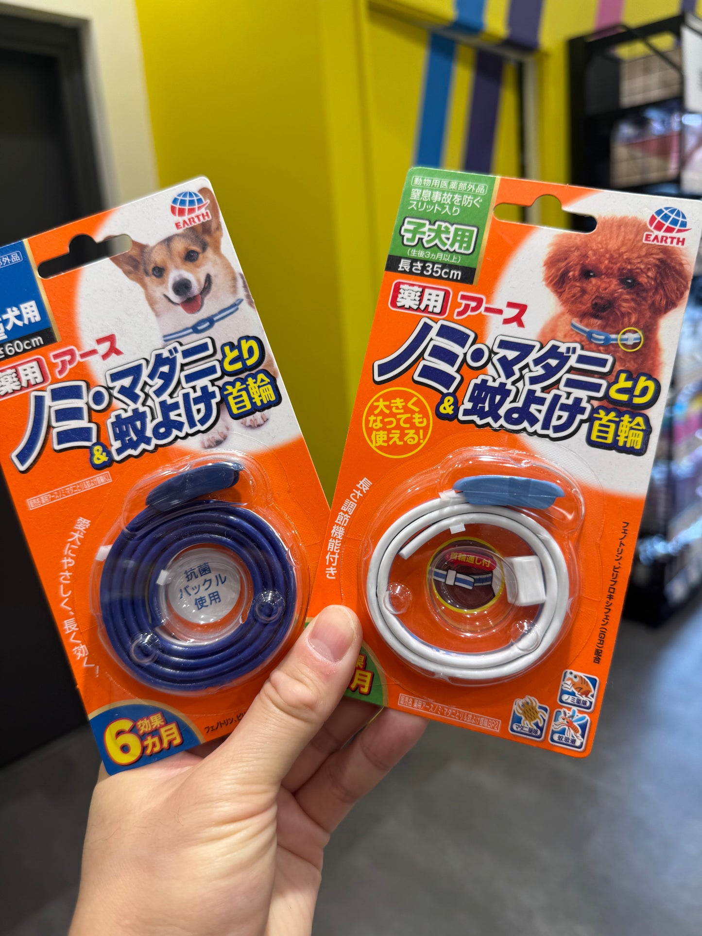 🇯🇵 日本 EARTH 防蚤・防蜱・防蚊 寵物項圈（狗用）