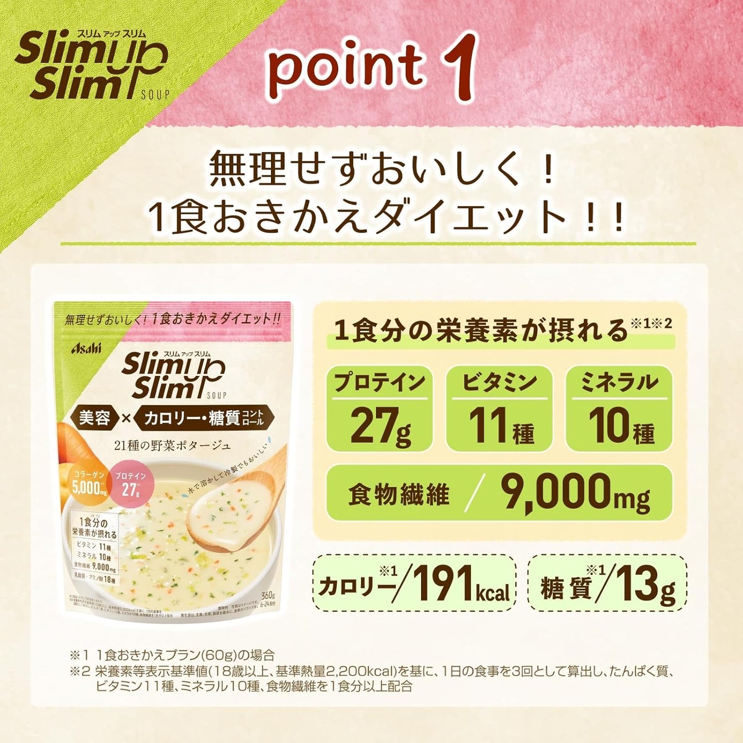 🇯🇵日本直送 Slim up Slim 美肌瘦身代餐濃湯 360g