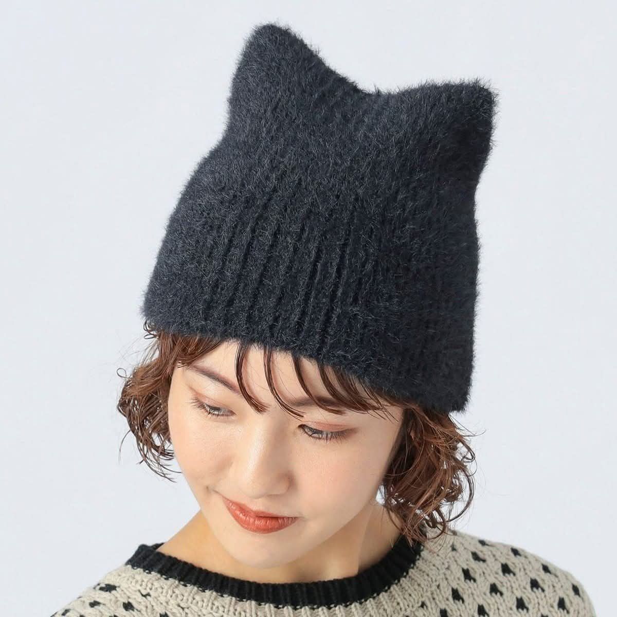 🇯🇵日本直送 Beams Heart Cat Ear Shaggy Watch Cap